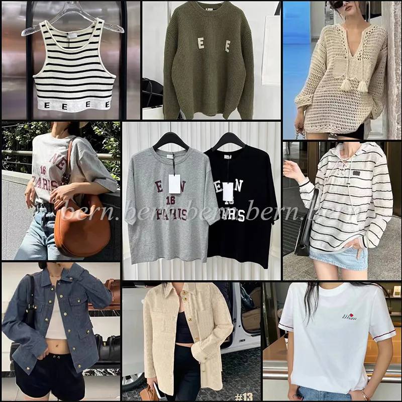 Gloednieuwe mode dames tops t-shirt t-shirt tees hoodie gebreide truien denim jas set