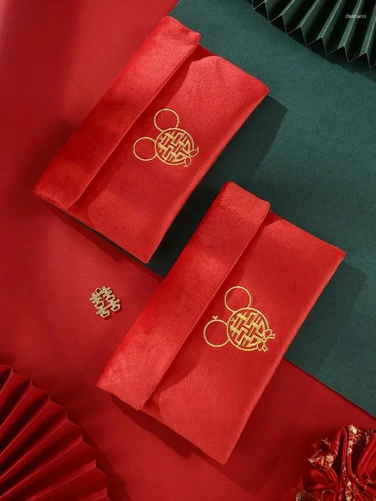 Party-Dekoration Der Hochzeitsspezialgewinn ist versiegelte High-End-Persönlichkeitskreative Stoff zehntausend Yuan Change Lippenstifttasche