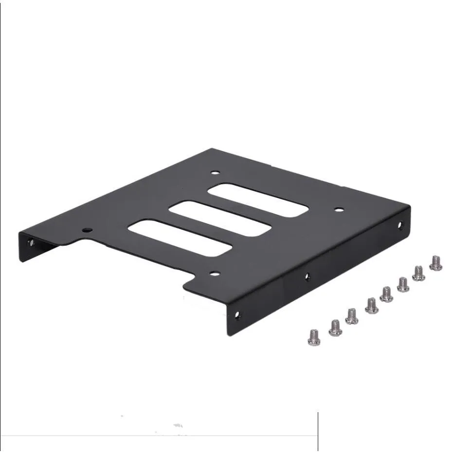 Andere Laufwerke Speicher Metall Sata Ide 2,5 Zoll SSD Festplatte auf 3,5 Gehäuse Caddy Adapterhalter für Desktop-PC mit Schrauben Drop Delivery Comput Ot9Ne