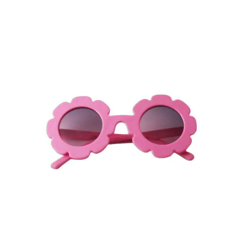 Fashion Baby Girls Sunglasses Children Round Flower Sun Glasses Eyewear Summer Toddler Kids Accessories M1709