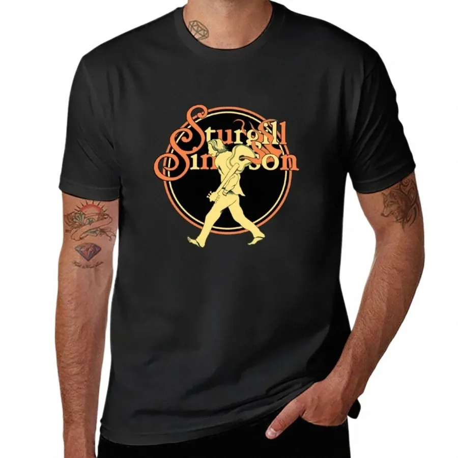 Ny Sturgill Tour T-shirt-skjortor Grafiska tees Sublime T-shirt Mens Plain T Shirts A3HC#
