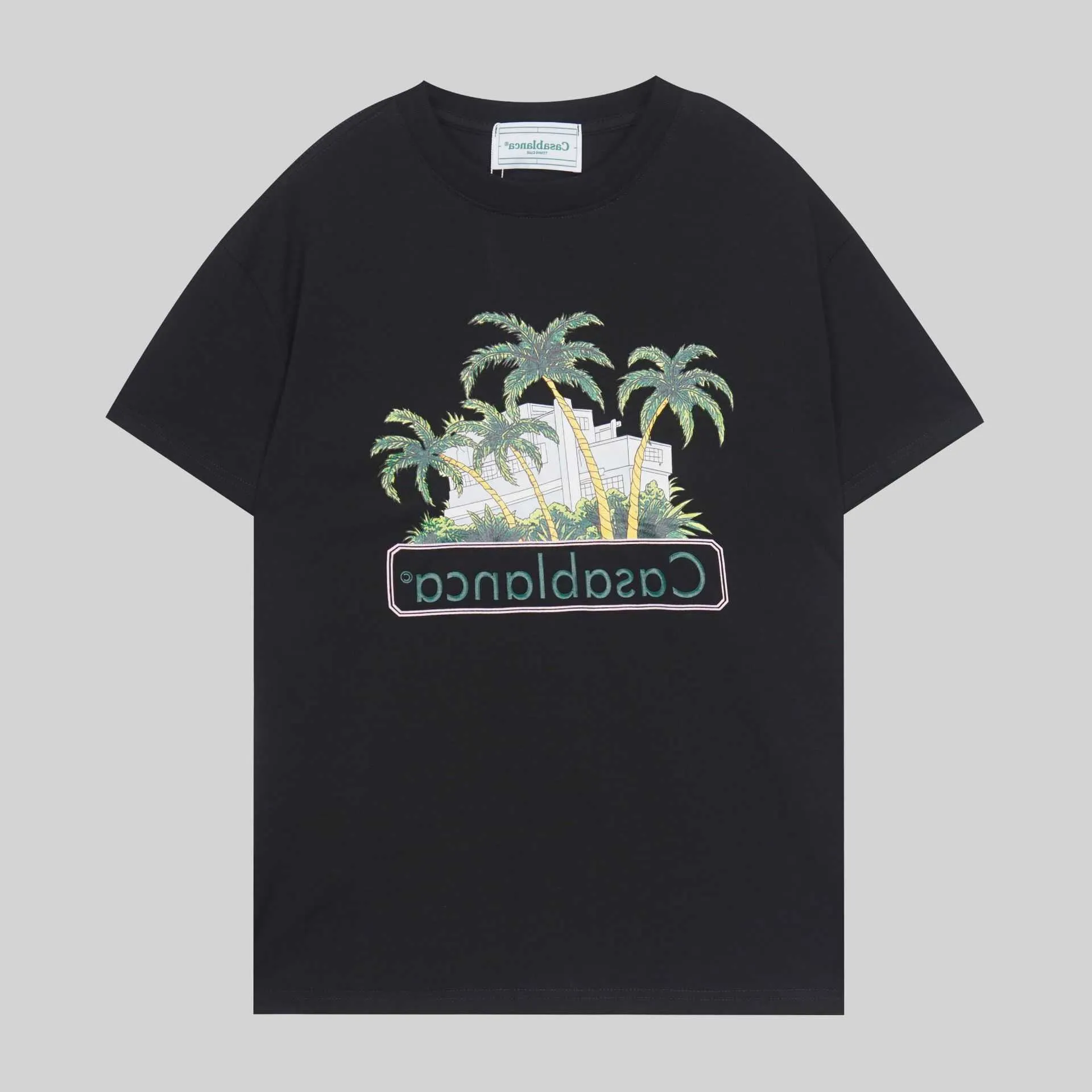 T-shirt da uomo firmate T-shirt casual Casablanca Summer Casablanca T-shirt a maniche corte con stampa di frutta tropicale Z8VR