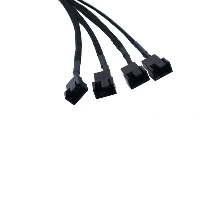 Kabel adaptera 15 PIN do 3Pin 4pin Power konwersji SATA 1 do 4 Kable przedłużające się do komputera CPU Host Cooling Wentylatory wentylatora