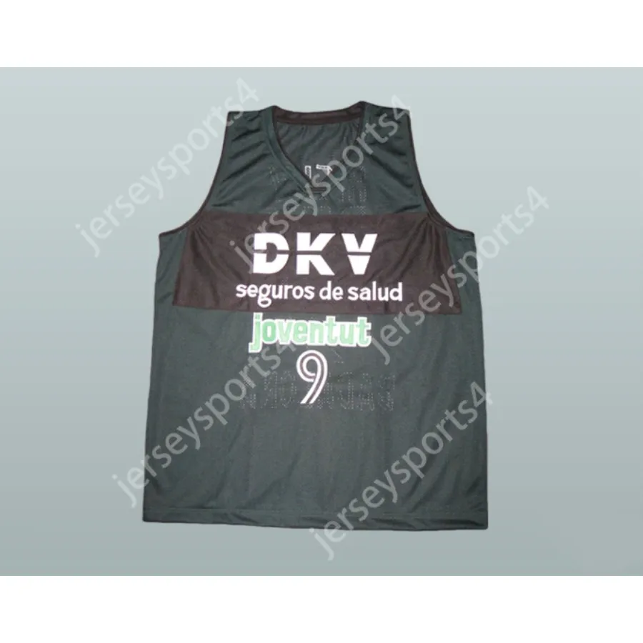 Custom Any Name Any Team RICKY RUBIO DKV BARCELONA 9 BASKETBALL JERSEY All Stitched Size S M L XL XXL 3XL 4XL 5XL 6XL Top Quality