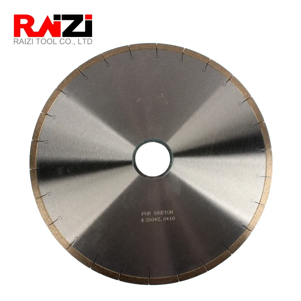 Cajas Raizi Phoenix 14 pulgadas/350 mm 16 pulgadas/400 mm Diamond Bridge Dekton Saw Blade Disco para Dekton, Neolith, disco de corte Lapitec