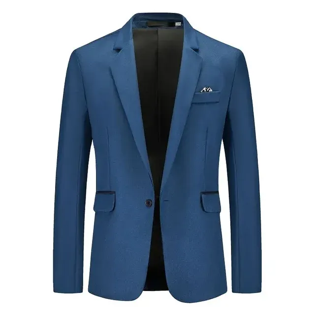 DHgate.com:2024 Mens Casual Blazers: 8 Colors, Perfect for