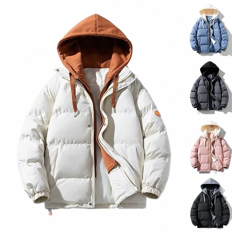 Fi marca inverno quente jaqueta impermeável dos homens 2023 novo outono grosso com capuz parkas fi casual fino casaco masculino 28pl #