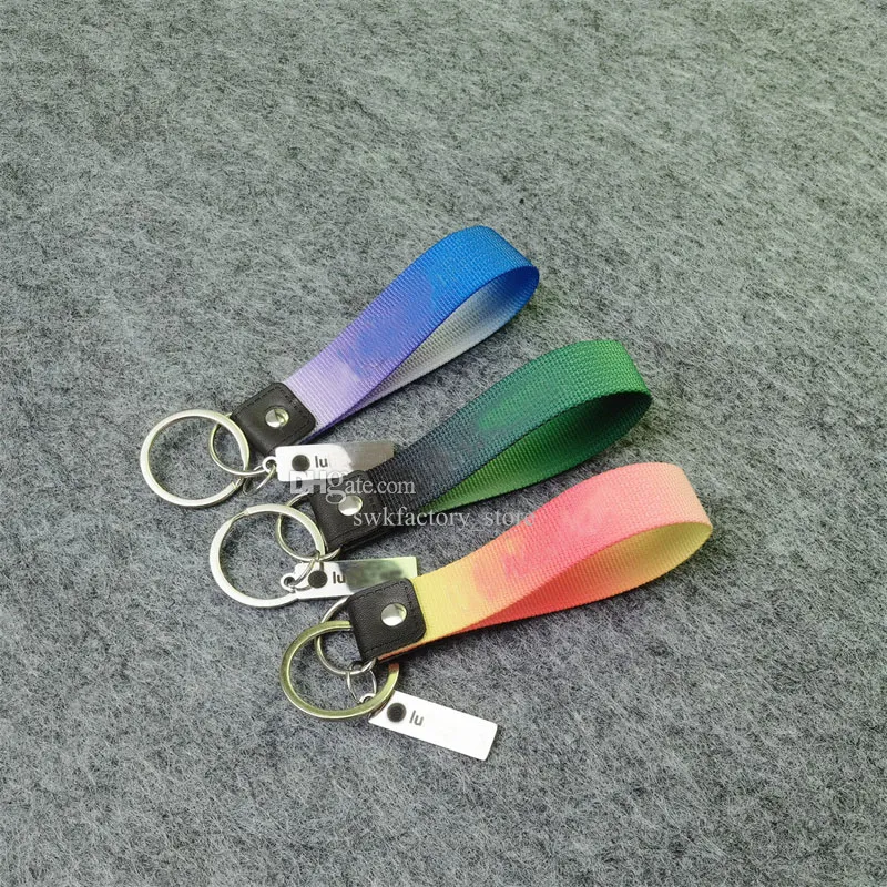 Lu Women 남자 디자이너 지갑 지갑 Keychains 고급 핸드백 카드 소지자 코인 코인 지갑 키 체인 나일론 캔버스 지갑 키 링