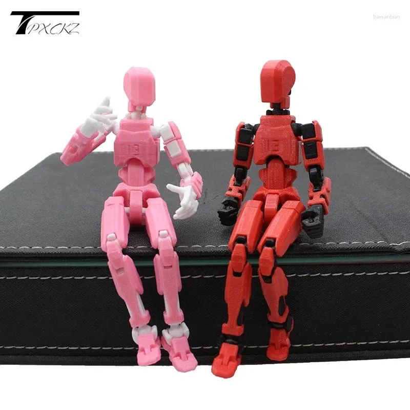 Dekorativa figurer Multi-slagen Moverble Robot 3D Tryckt Mannequin ToysLucky 13 Dummy Action Figurer Toys Gifts Game