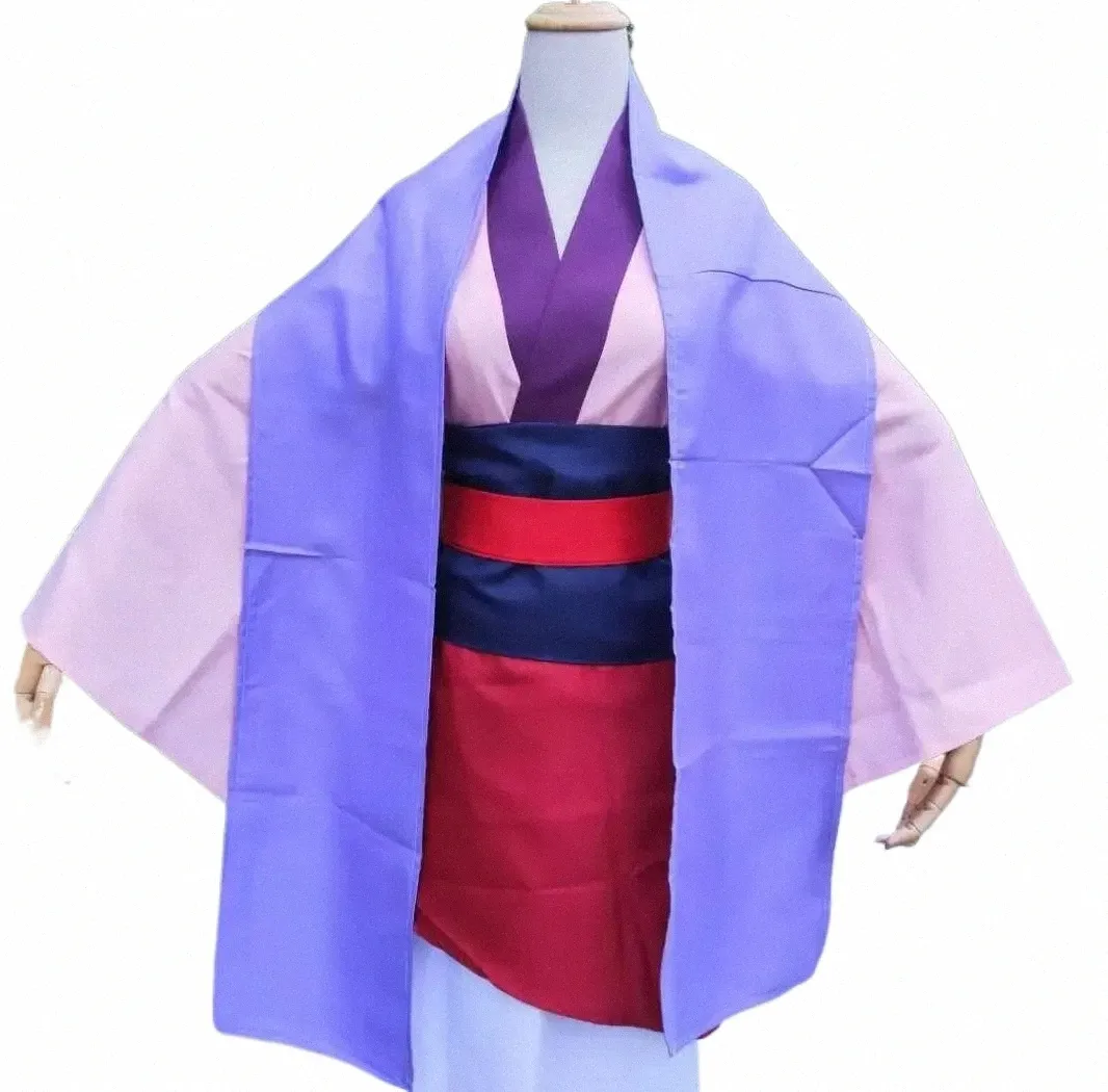 Women's Hanfu Cosplay Mulan Performance Costume Ancient Costume Film and Animati Mulan Cosplay D0RX#