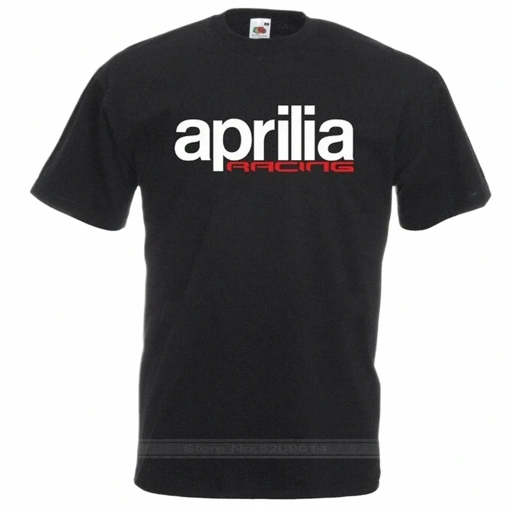 koszulka koszulka Aprilia Racing RSV4 # BE Racer Factory Racing Cod100 Cott Tshirt Men Summer Fi T-shirt rozmiar euro T7KX #