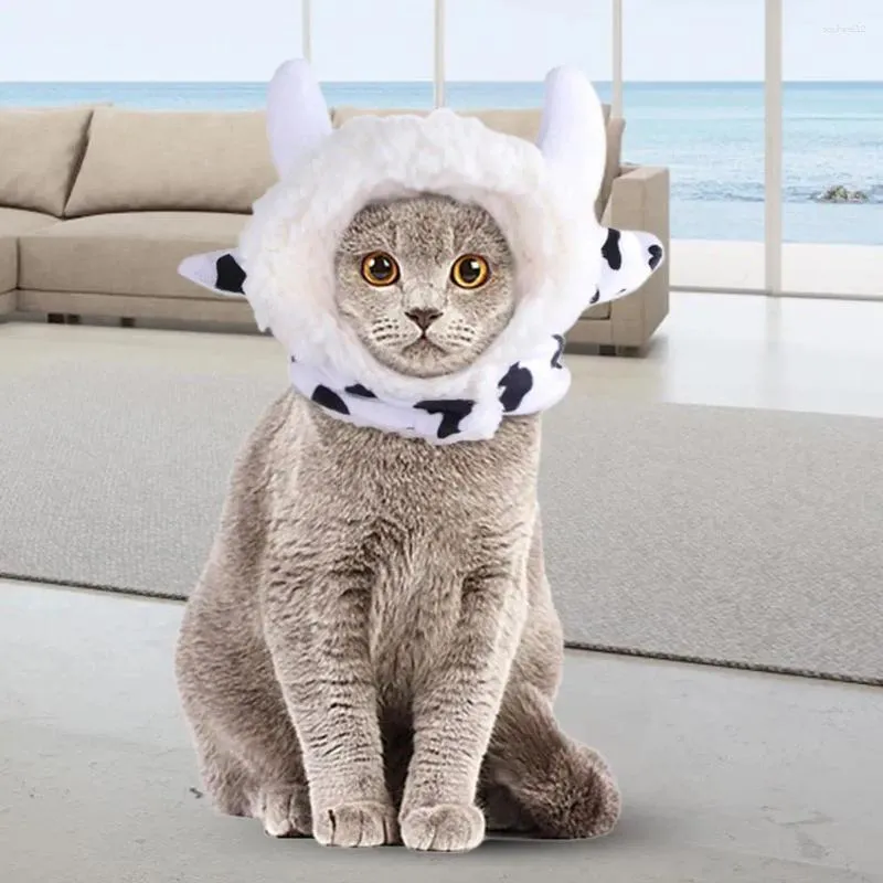 Abbigliamento per cani adorabile copricapo per animali domestici lavabili in stile divertente cappello cosplay cappello cucciolo gatto copricapo incrocio