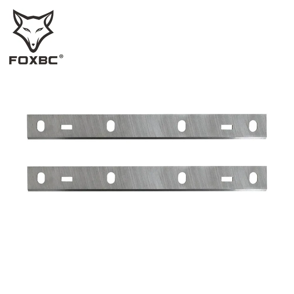 gereedschap FOXBC 210 x 22 x 1,8 mm Hobelmesser für Scheppach HMS860, HMS 850 (TYP 1), Woodstar PT85 Holzbearbeitungswerkzeug, 2 Stück