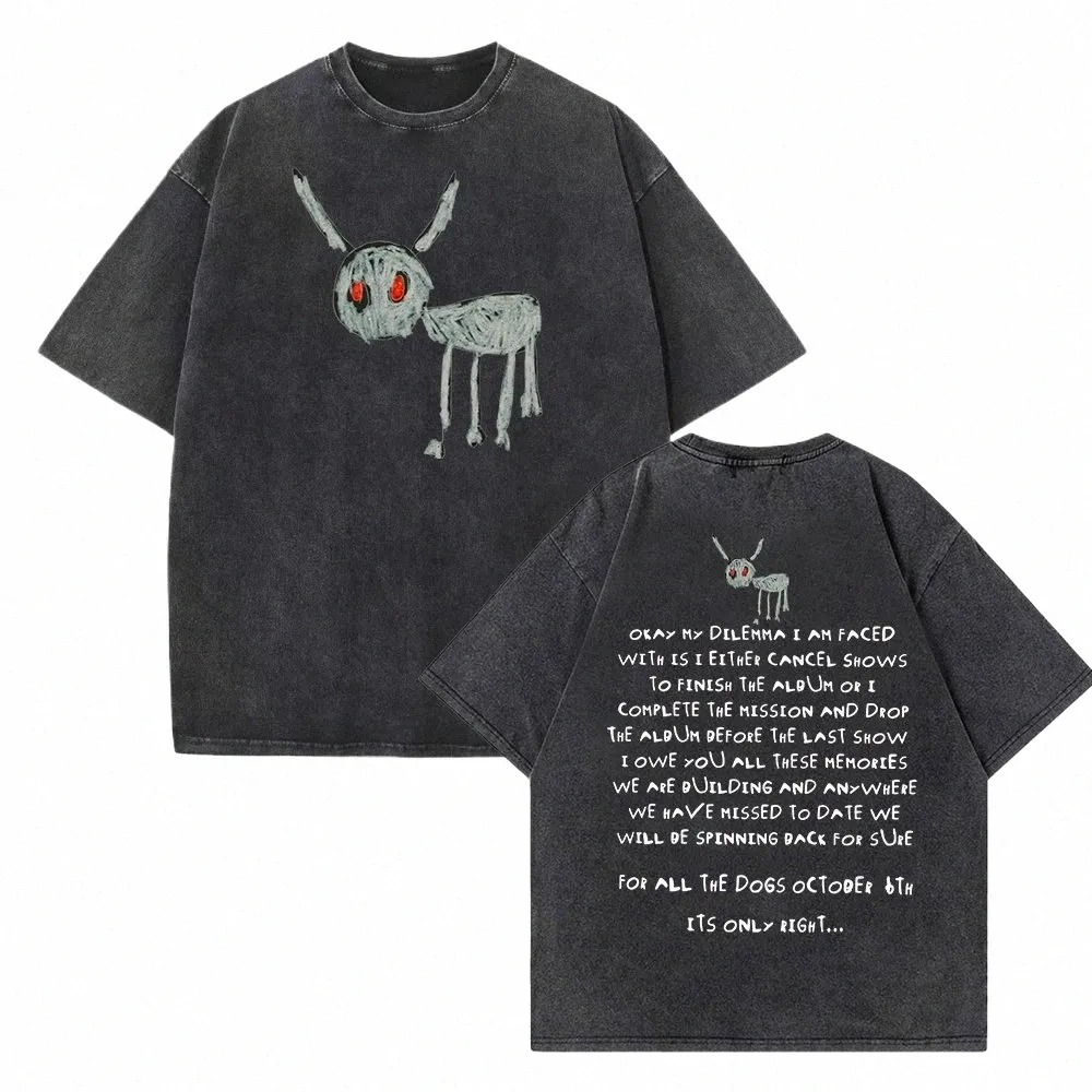 Pour tous les chiens Nouvel album Drake T-shirt Vintage Wed surdimensionné Anime Magie et Muscles T-shirts 100% Cott d1ek #