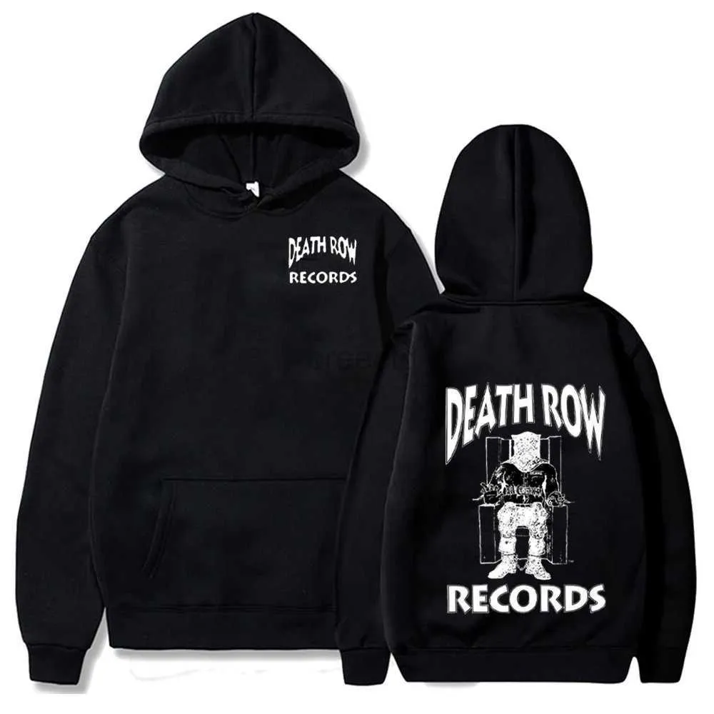 Мужские толстовки с капюшоном Death Row Records, толстовки с принтом для мужчин и женщин, повседневные толстовки с капюшоном и длинными рукавами в стиле хип-хоп, толстовка Harajuku Y2k, мужские топы XS-4XL 24328