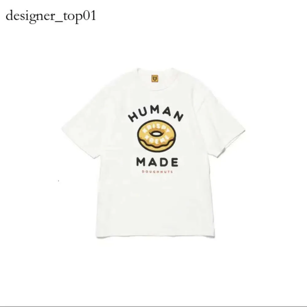 Marca de moda designer masculino t camisa humana fazer camisa de manga curta diversão impressão bambu algodão feito humano camiseta para homens mulheres de alta qualidade lazer tee 2783