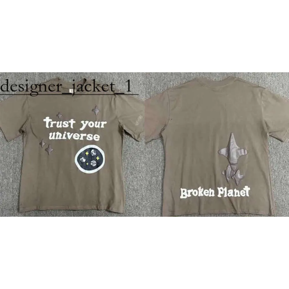 Broken Planet Heren T-shirts Designer T-shirt Hoge kwaliteit 3D Letter Printing Korte mouw Heren Dames Casual Los Break Planet Top Tee Luxe Broken Planet T-shirt 2837