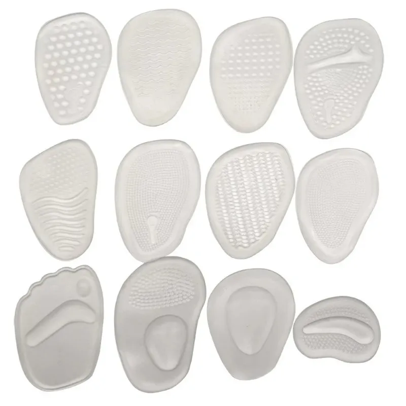 Honeycomb Front Half Insoles Cushion Anti-skid Palm Shoe Pad Adjusting Shock Absorption Pressure Relief Heel Arch Support Insole