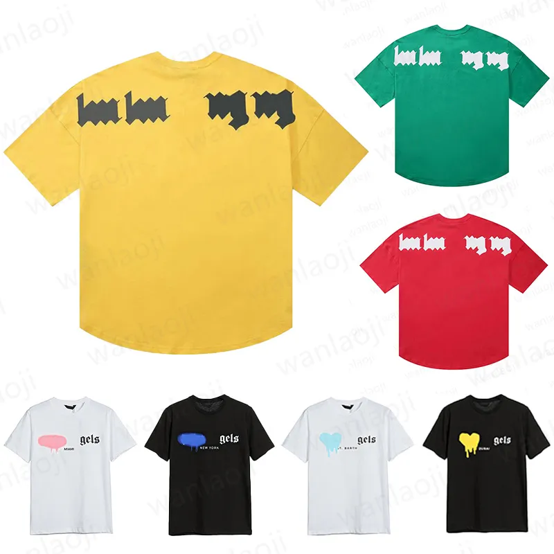 T-shirt tees tees créateur de mode d'été t-shirts t-shirts à manches courtes hauts de palmier angels coton tshirts vêtements manches courtes vêtements de haute qualité