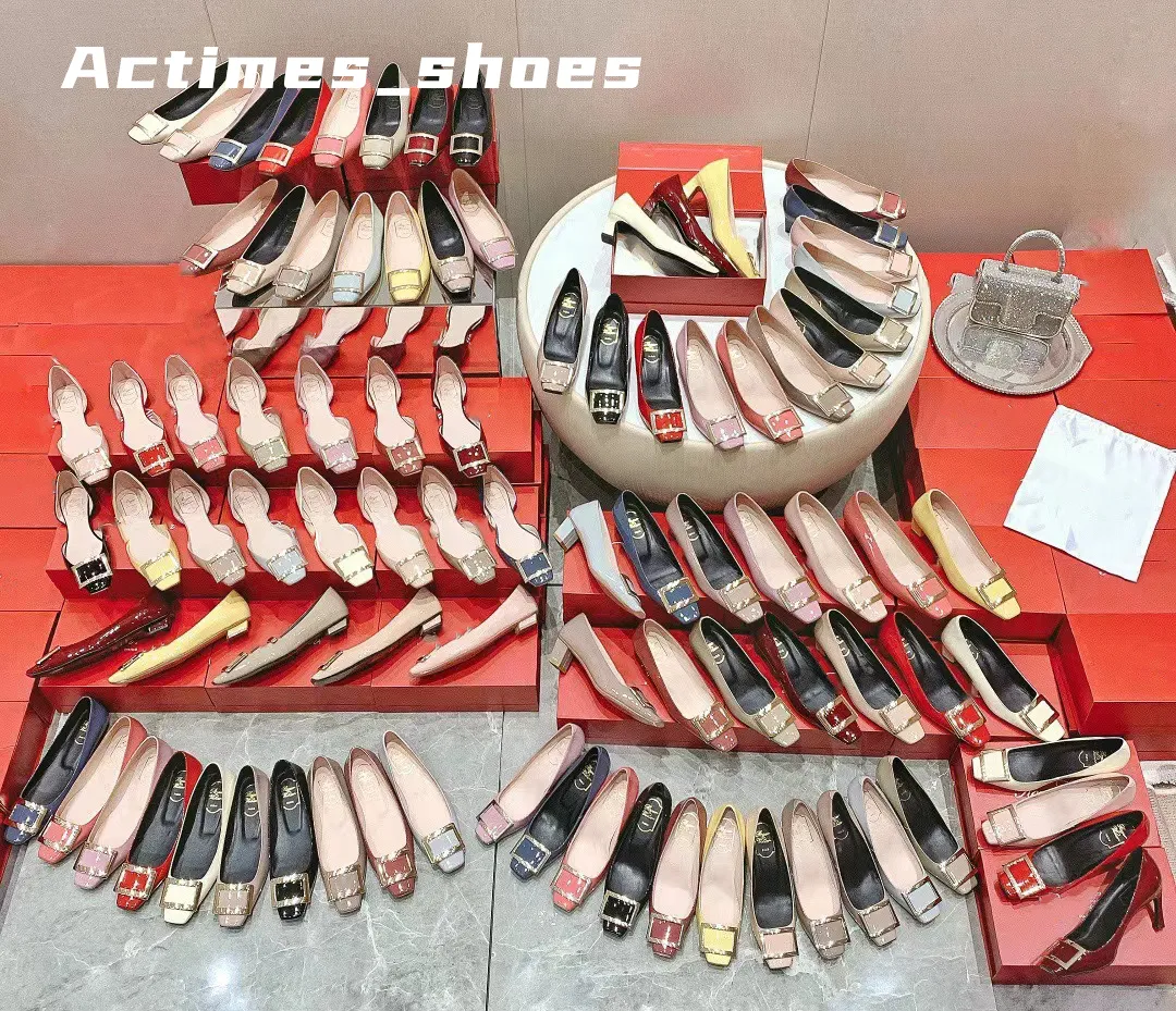 Designer schoenen sandalen sandaal hakken rode bodems hakken glijbanen flats sandale hoge hakken luxe platte dia's dames strand sandaal feest bruiloft vrouwen schoenen stofzak 34-41