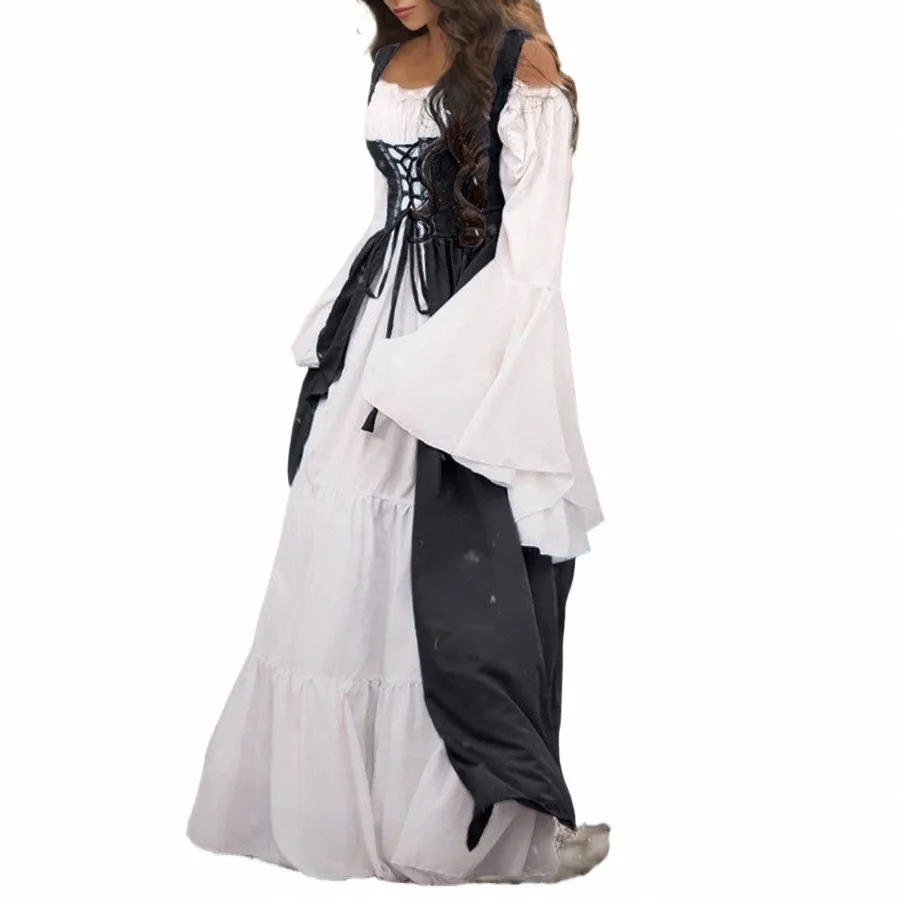 Medieval Irish Costume Dress for Women with Beading Decoration, Polyester,  Above Knee Length, Empire Waistline, A-Line Silhouette from Dhgate Skirts -  price 28.44
