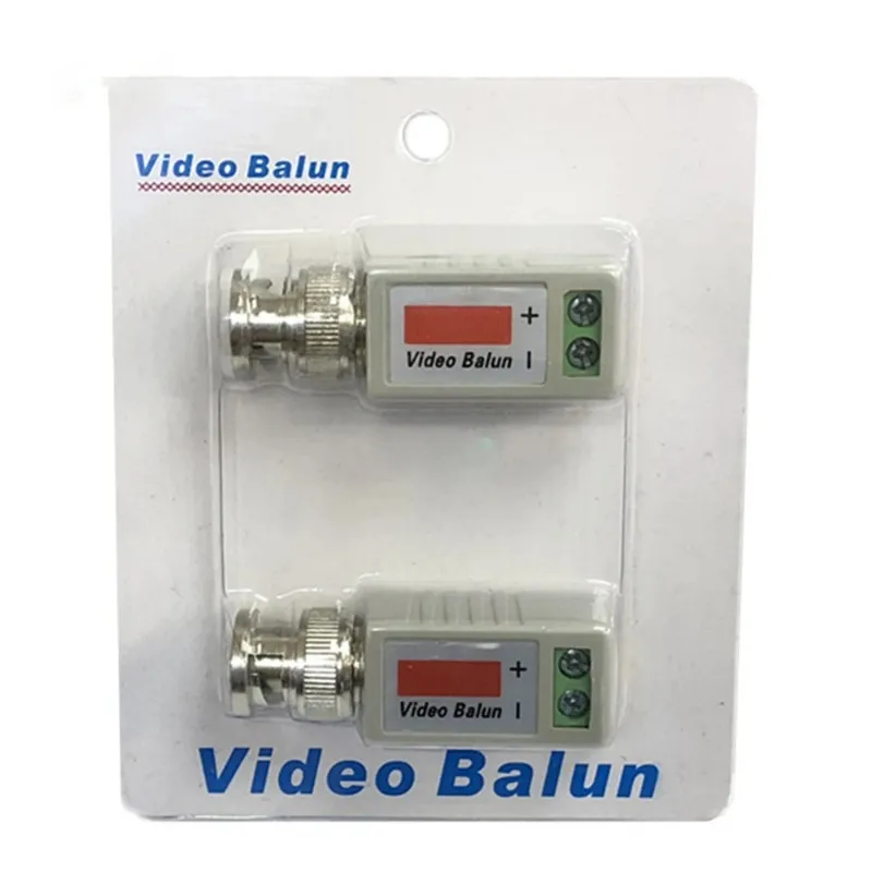 ANPWOO 1st Single 1 Channel Passiv Video Transceiver BNC Connector Coaxial Adapter för Balun CCTV-kamera DVR BNC UTP-BNC Connector Coaxial Adapter