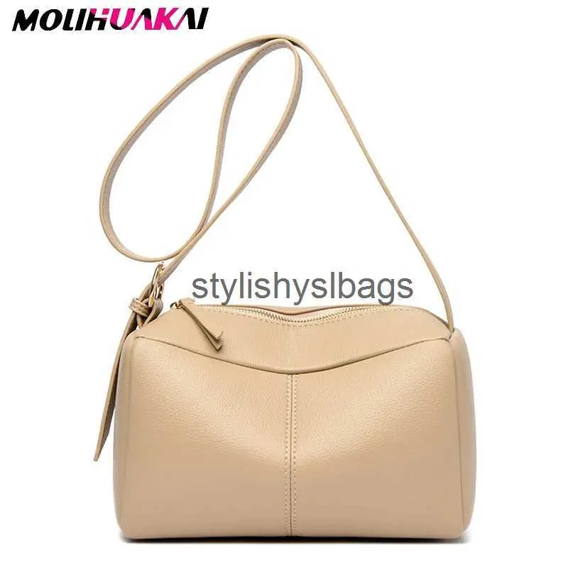 Cross Body Femmes Sac Fourre-Tout En Cuir Véritable Femmes De Haute Qualité En Cuir De Vachette Sac À Main De Mode Épaule Designer Femme Messenger Sac H240328