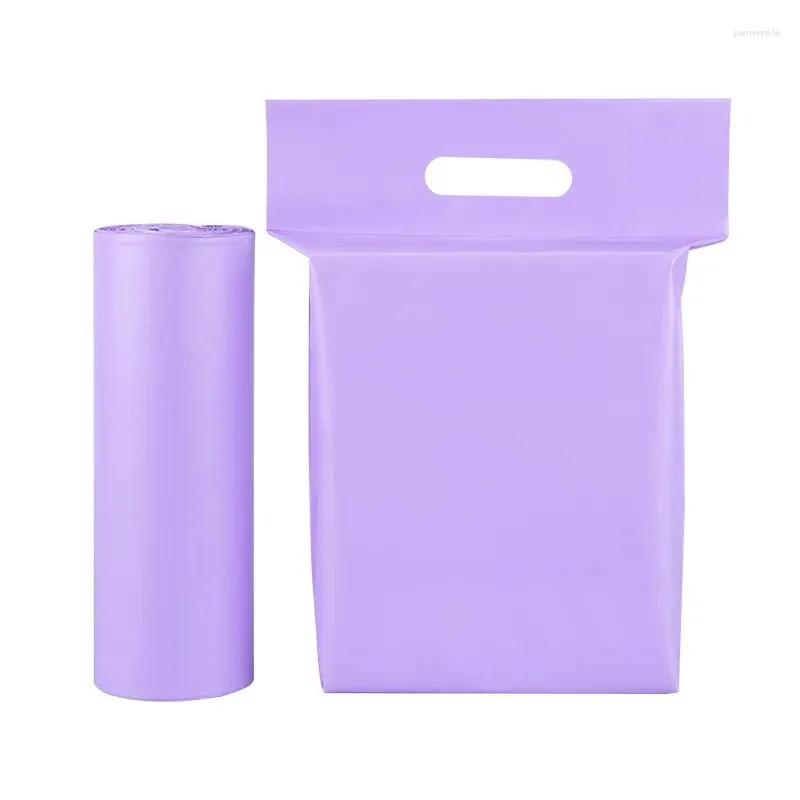 Sacs de rangement 50pcs violet portable sac de courrier emballage poly paquet en plastique auto-adhésif mailing express enveloppe pochette postale