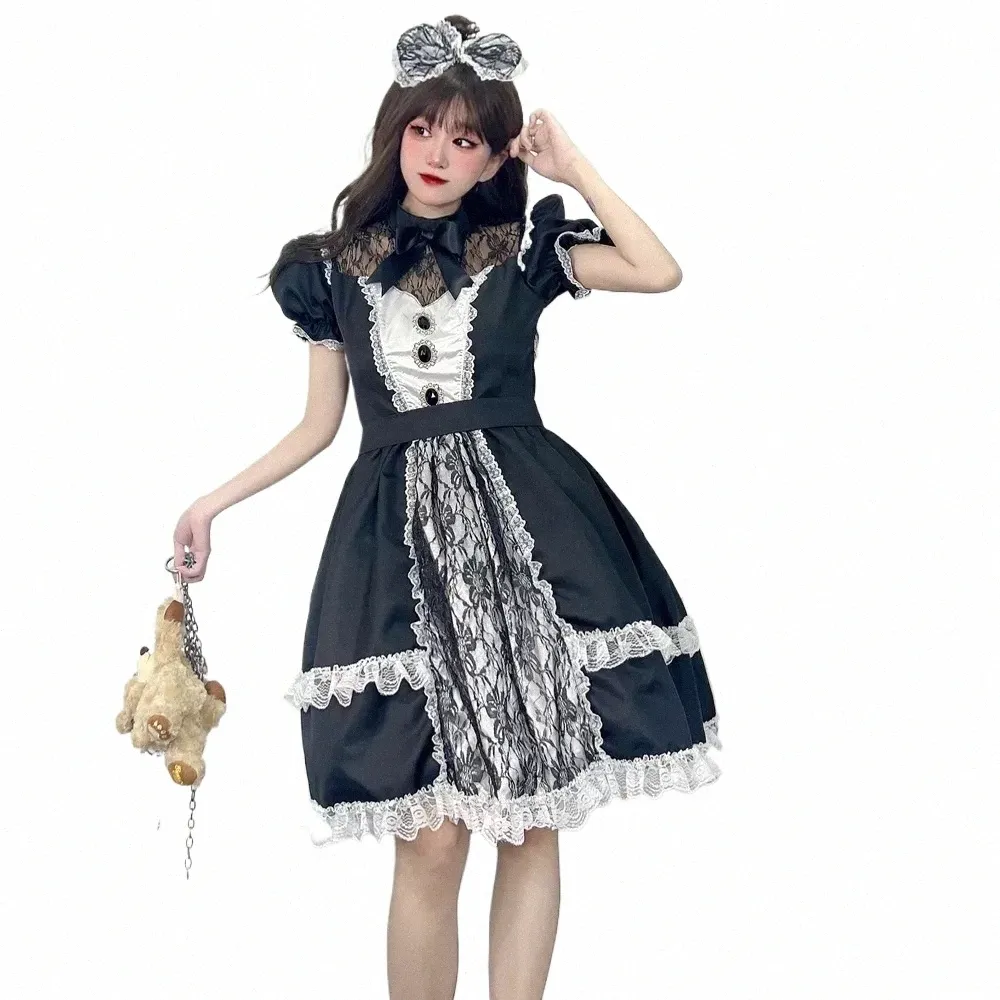 sexy lolita DHgate.com:Womens Sexy Cute Lolita Uniform, 2024 Hot New Maid Costume,  Cotton Blend, White, S-XL:Apparel