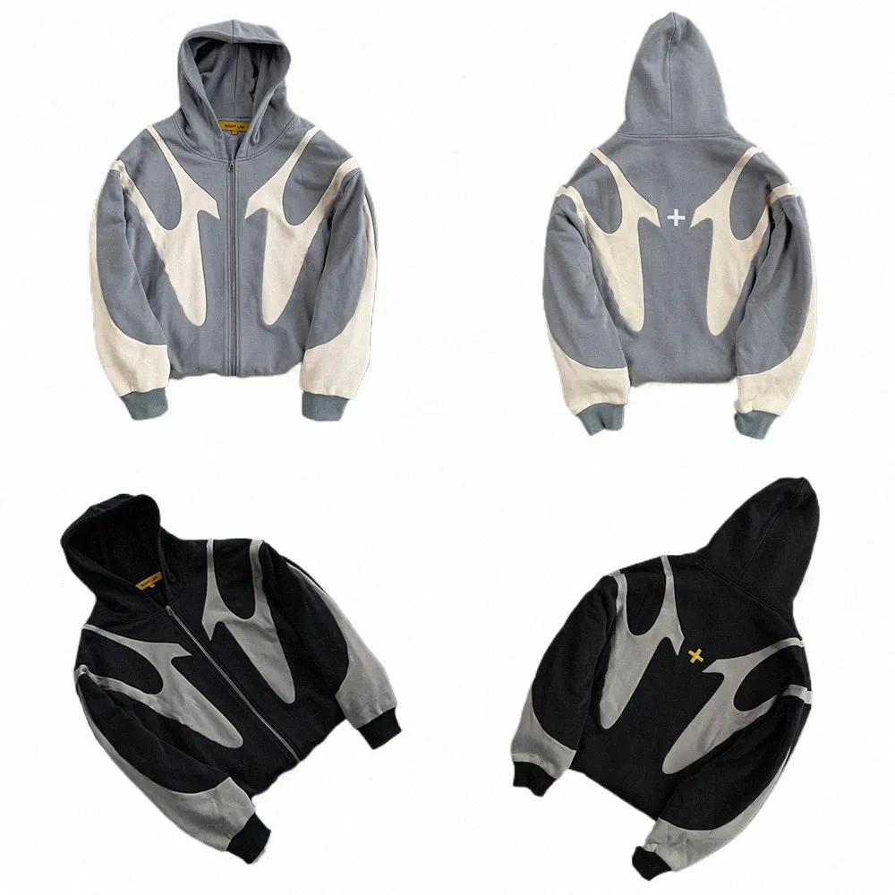 【GRAVER】25SS★ OF PATCH Hood Zip-Up FCLC Left Chest Logo Full Zip Up Hoodie- UPDATED FULL ZIP