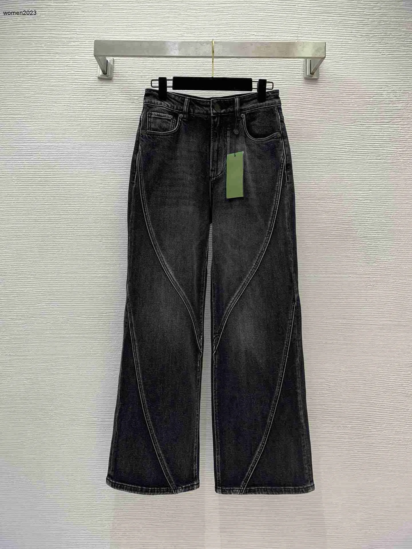 Marka dżinsy kobiety dżinsowe spodnie mody logo dżinsowe spodnie kobiety dżinsy spodnie wysokie talia proste rurka szerokie nogi spodni 28 marca