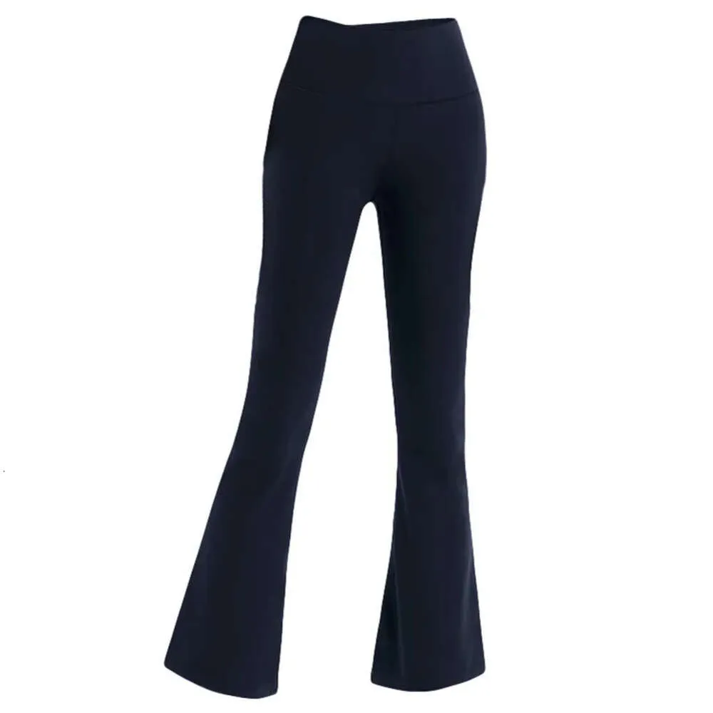 Lu Align Pant Fitness Bear Leggings de yoga pour femme Pantalon évasé Taille haute pour entraînement, course à pied, pantalon de yoga, sport, séchage rapide, serré, ventre, citron Sports 2