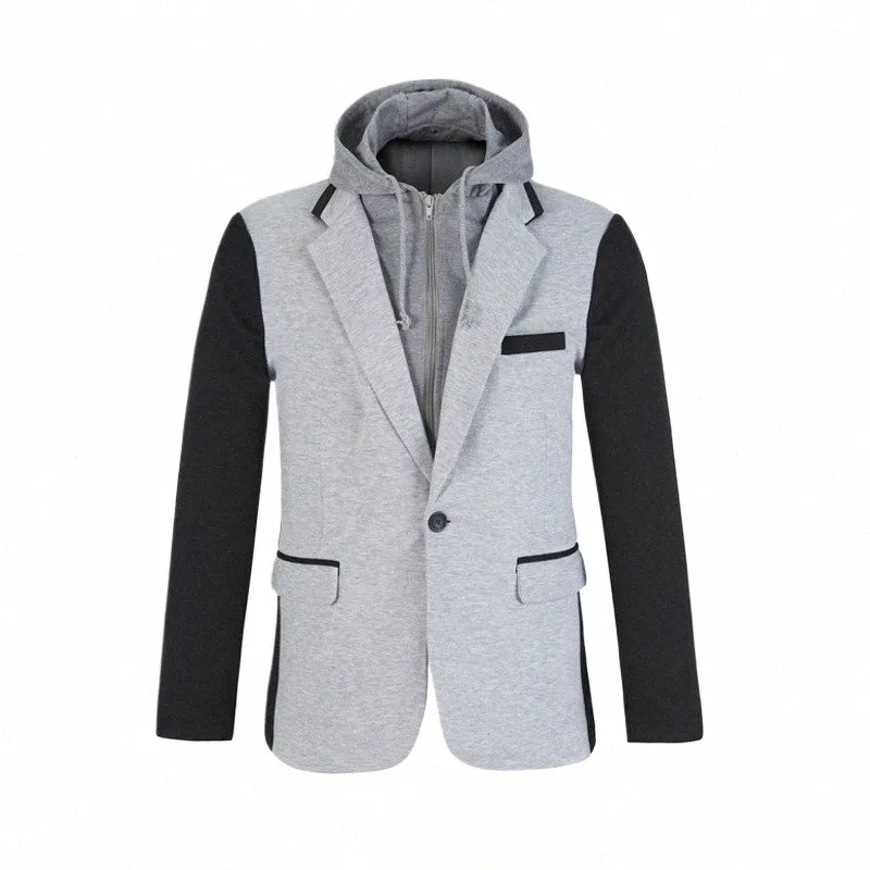 Billionaire Blazer Hooded Blazer Jacket Black Blazer Hoodie Blazer