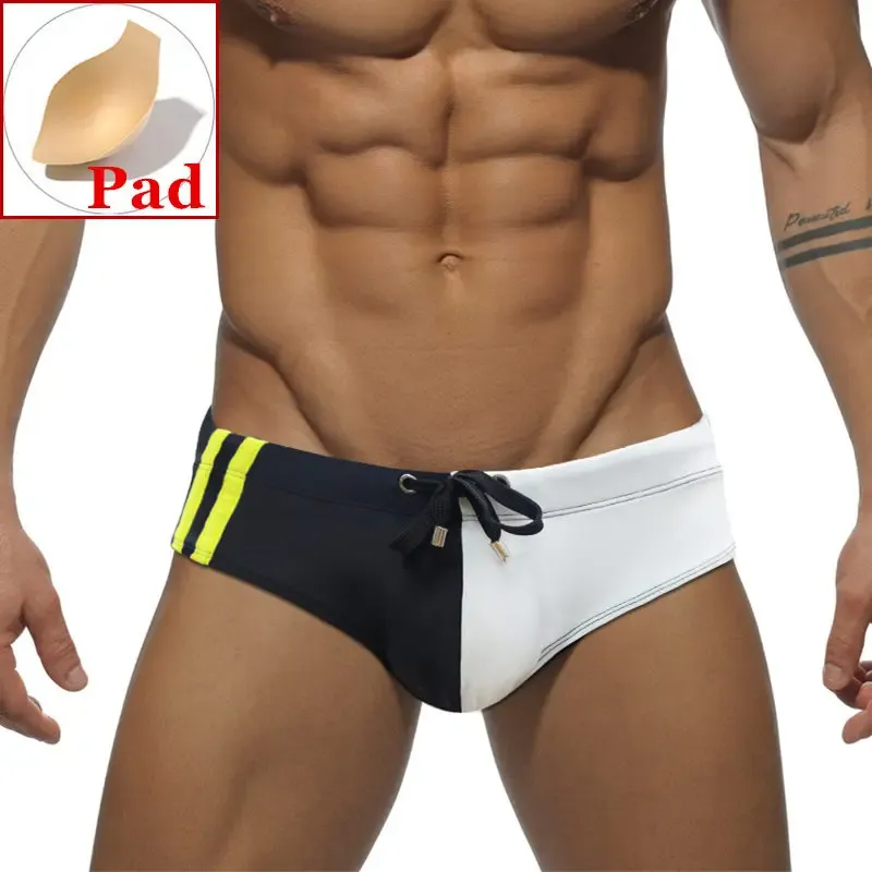 Anzüge Push -up Herren Schwimmschilder sexy Bikini Bikini Bikinkleidung Schwimmstämme für Mann Schwule Badeanzug Strandbrett Shorts desmiit Uxh Slip Zwembroek