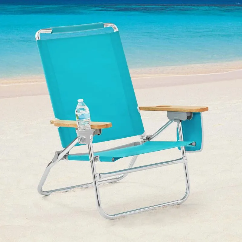 Foldable Wood Arm Beach Chair With Cup Holder For Comfortable Outdoor Camping And Patio Lounge From Zhangjiee 40.86 DHgate.Com