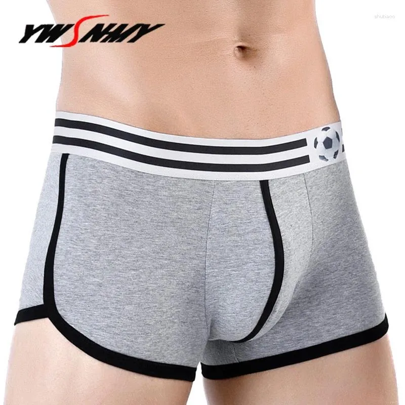 Unterhosen Herrenunterwäsche Sexy Cueca Big U Convex Bag Boxershorts Feste männliche Boxer Marke Baumwolle Bequeme Höschen