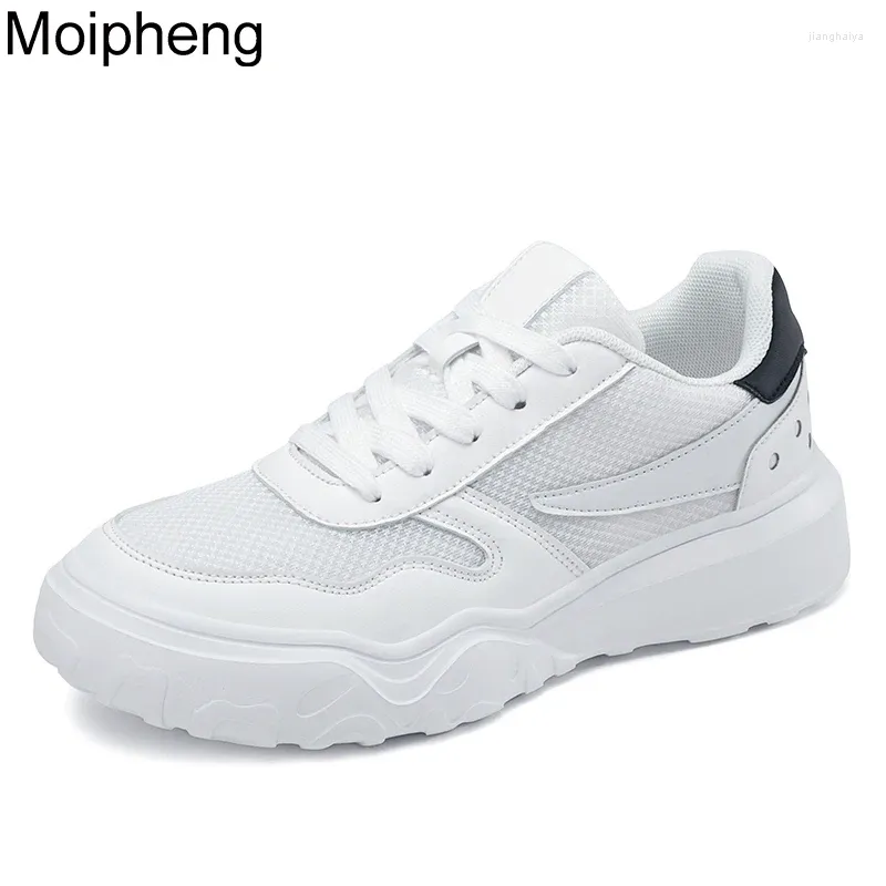 Casual schoenen moipheng vrouwen ademende gaas fluorescentie plat platform sneakers dames sport wandelende kussens sneaker