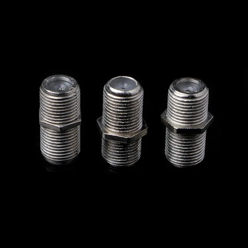 2024 ANPWOO 10 PCS Joiner Barrels Connector F Plug -kopplingsadapter 4 Sky Plus HD TV Coax -kabel