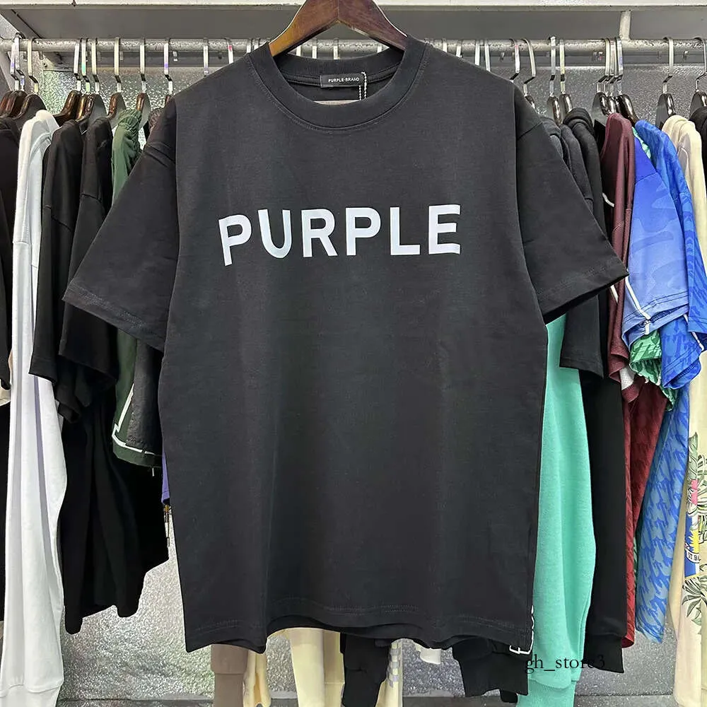 purple jeans shirt 24SS Violet Marque T-shirt Taille XS-5XL Grand Designer T-shirts Hommes T-shirt Homme T-shirts Femmes Vêtements Lâches Designers De Luxe À Manches Courtes 164