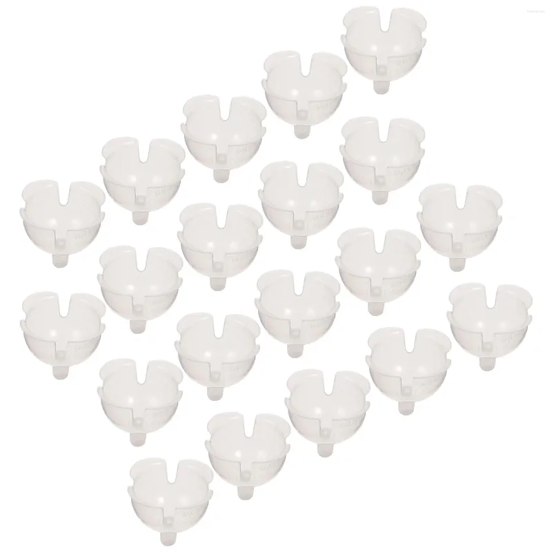 Dekorativa blommor 60 PCS Chokladtorus DIY Basfästet Bouquet Support Round Tray Plastic Candy