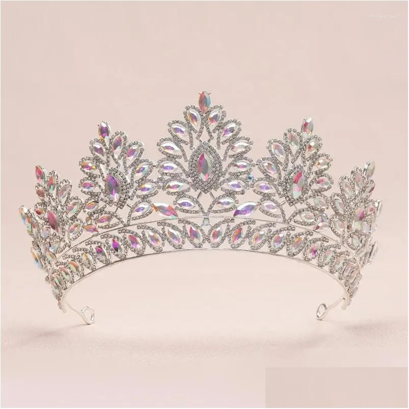 Hårklämmor Barrettes Itacazzo Bridal Headwear Crown Color Classic Tiaras Lämpliga för kvinnors födelsedagsfest kan snabbt skickas Drop d otqcy