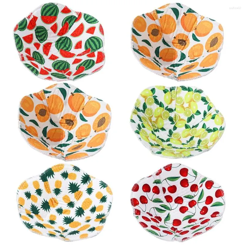 Ensembles de vaisselle 6 PCS Microwave Bowl Solder Anti-Slip Covers Bowls Plate Micro-Wave Four Huggers Safe