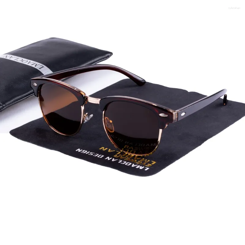 Occhiali da sole UV400 HD Polarizzati Uomo Donna Moda Classica Retro Occhiali da sole di marca Rivestimento Drive Shades Gafas De Sol Masculino