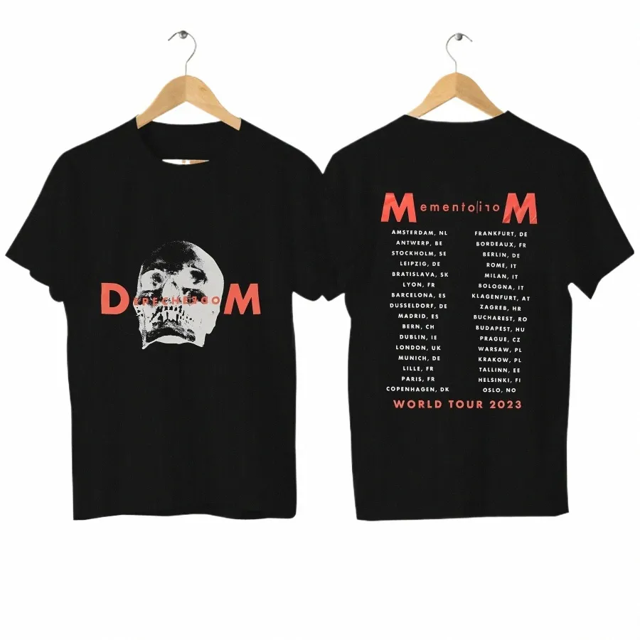 2024 Hommes T-shirt Casual Depeche Memento Mori Mode T-shirt Graphique Surdimensionné Sports Tops Respirant Confortable Streetwear S-3XL l9E6 #