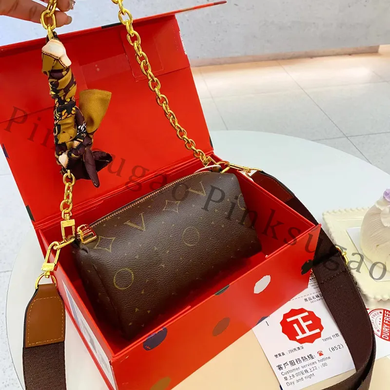 Rosa Sugao Damen Umhängetasche Umhängetasche Tragetaschen Handtasche Luxus hochwertige Geldbörse Mode Einkaufstasche mit Box XCS-240325-75