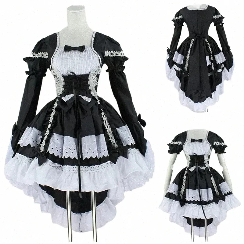 Maid Wear Women Costume Anime Love Life Maid Halen Kvinnlig vuxen Student Uniform Dr S9A4#