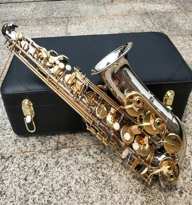 Novo JÚPITER Saxofone Alto Eb Tune Niquelado E Flat Sax Alto JAS 1100SG Instrumentos Musicais Com Caso Bocal Copy2120423