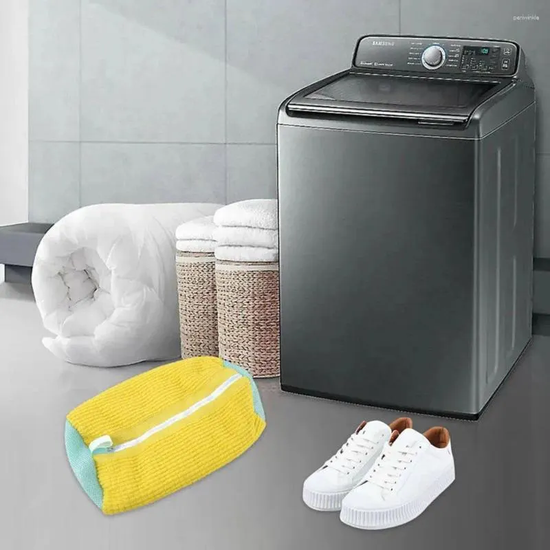 Laundry Bags Shoe Washing Bag Cylinder Multi-functional With Capacity Anti-deform Design For Safe Easy