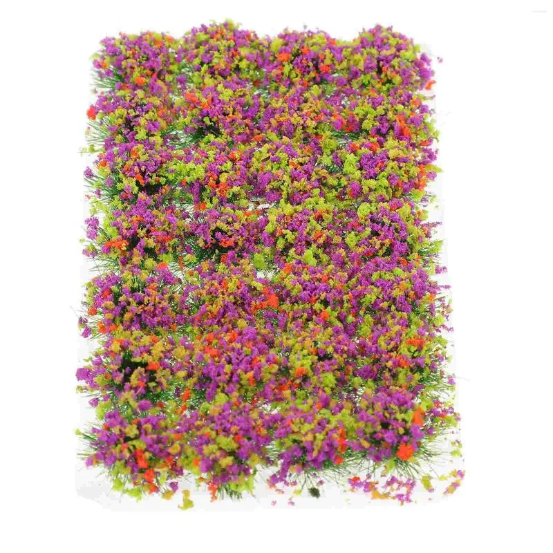 Fleurs décoratives grappe de fleurs artificielles plantes de végétation garniture de rembourrage Simulation de résine plastique