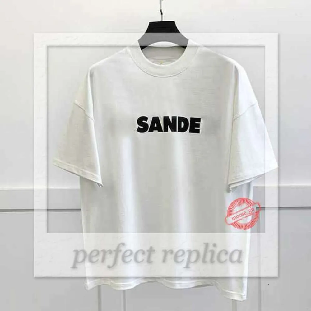 Jill Sander T-shirt Haute Qualité Designer Mode Classique Jil Sander Chemise Casual Hommes Femmes Lettre Impression Couples T-shirt Style Simple T-shirt 332